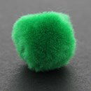 Pompon 25 mm groen (100 stuks)