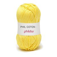 Phildar Phil Coton 4 Citron (op=op uit collectie)