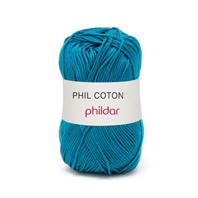 Phildar Phil Coton 4 Canard 0054 - blauw donker aqua