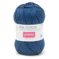 Phildar Phil Coton 4 Marine 0056 - blauw marine