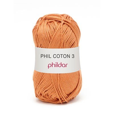Phildar Phil Coton 4 Cuivre 0072 - oranje bruin op=op 