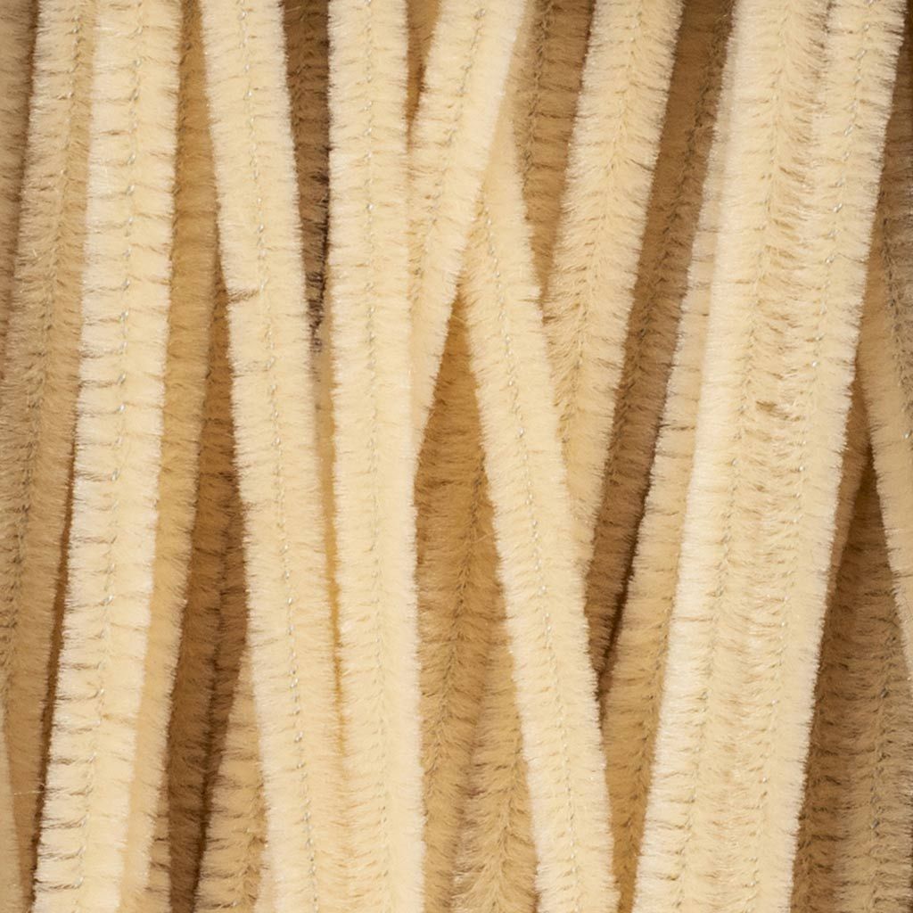 Chenille Noire 6 Mm - Lot De 25 Fils Flexibles De 30 Cm, Pour Bricolage, Déco, Loisirs Créatifs
