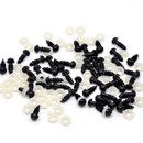 Ogen 5 mm zwart (5 paar)