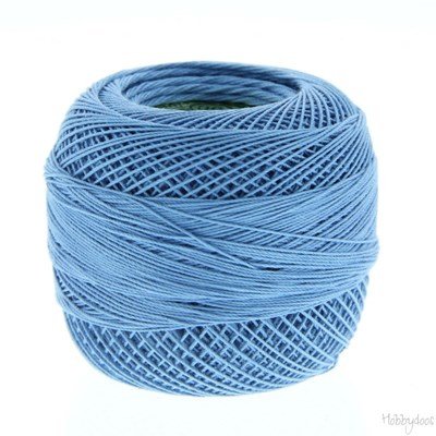 Lammy Yarns Coton crochet 50 - 552 denim blauw op=op 
