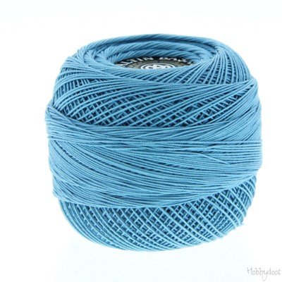 Lammy Yarns Coton crochet 50 - 343 aqua blauw op=op 