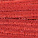 Chenille 6 mm - 30 cm rood (25 stuks)