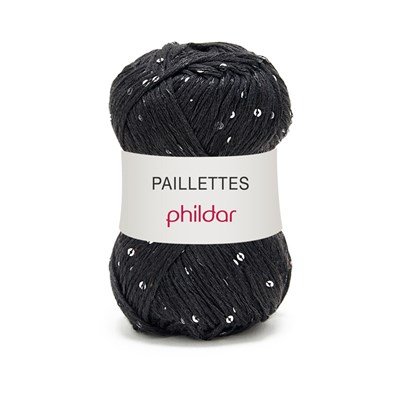 Phildar Paillettes 0067 noir op=op 