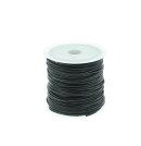 Koord Wax cotton 1 mm - zwart 20 meter 