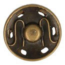 Drukknoop 19 mm (bruin)