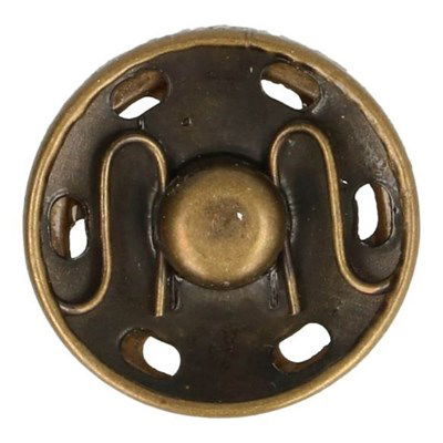 Drukknoop 19 mm goud*