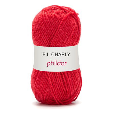 Phildar Phil Coquelicot 0023 - 1127 - rood op=op 