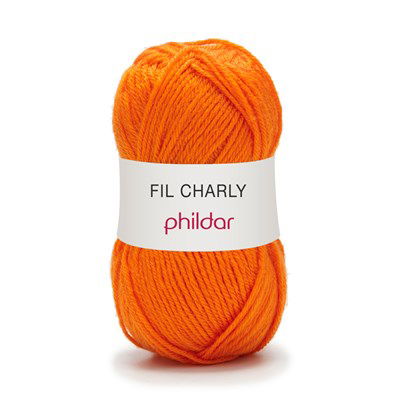 Phildar Charly Mandarine 0026 - oranje op=op 
