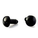 Ogen 12 mm zwart (5 paar)