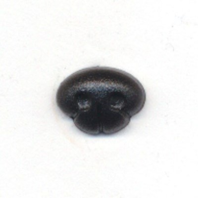 Neus 18 mm zwart hond 5 stuk 