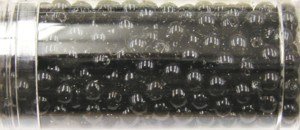 Glasparels 6 mm kleur 1000 - zwart