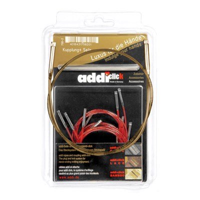 Addi - click kabels met koppeling - rood