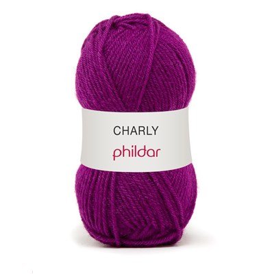 Phildar Charly Violet 0028 - paars op=op 
