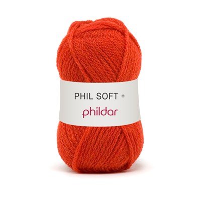 Phildar Phil Soft plus Coquelicot op=op 