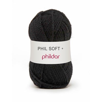 Phildar Phil Soft plus Noir op=op 