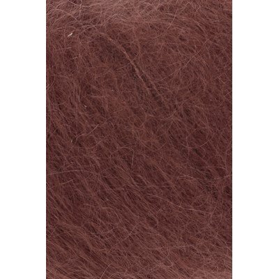 Lang Yarns Mohair luxe 698.0062 rood bruin