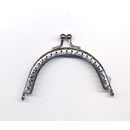 Portemonnee 10,5 cm rond zilver 99752-2