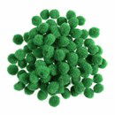 Pompon 6-7 mm groen (ca 100 stuks)
