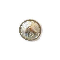 Knoop 17 mm paard - zilver