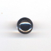 Ogen 10 mm kristal met zwarte pupil 5 paar 