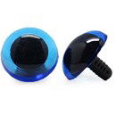 Ogen 15 mm blauw (2 paar)