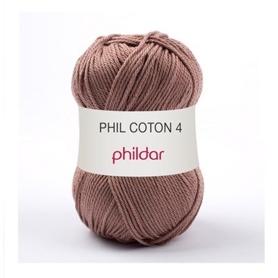Phildar Phil Coton 4 Praline 0079 - bruin licht op=op 