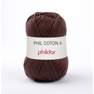 Phildar Phil Coton 4 Cacao 0081 - bruin