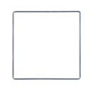 Vierkant metaal 20 cm