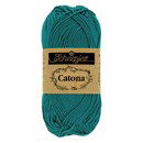 Scheepjes Catona 401 Dark Teal (50 gram) - oud blauw