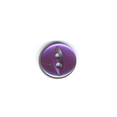 Knoop 11 mm donker paars