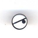 Ogen 12 mm - angry bird stripfiguren (2 paar)