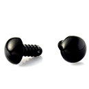 Ogen 24 mm zwart (1 paar)