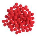 Pompon 35 mm rood (50 stuks)