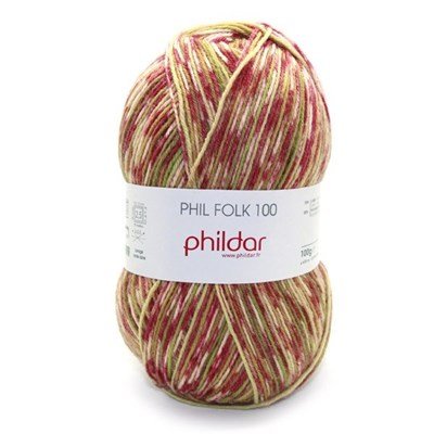 Phildar Phil folk 100 - 1006 olive op=op 