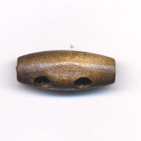 Knoop 25 mm houtje touwtje brons hout