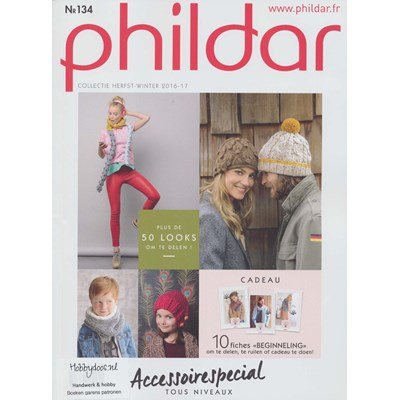 Phildar nr 134 collectie herfst-winter 2016-207 accessoire special op=op uit collectie 