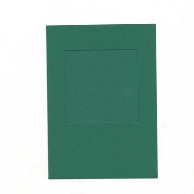 Kaart met enveloppe pass parttout vierkant 5 stuks - groen