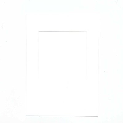 Kaart met enveloppe passetout vierkant 5 stuks - gebroken wit