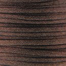 Satijnkoord 3 mm 003 cacao bruin - Kumihimo (5 mtr)