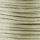 Satijnkoord 3 mm zand donker - Kumihimo (5 mtr)