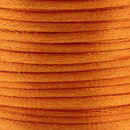 Satijnkoord 3 mm 015 oranje - Kumihimo (5 mtr)