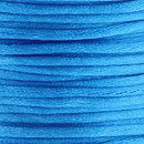 Satijnkoord 3 mm 009 aqua blauw - Kumihimo (5 mtr)