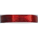 Ijzerdraad 0,7 mm - Rood 25 (op=op uit collectie)