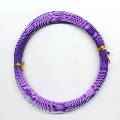 Ijzerdraad 0,7 mm - violet 25 meter 