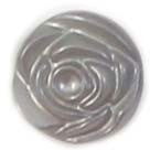 Knoop 12 mm roos 004 zilver