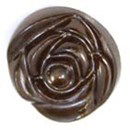 Knoop 12 mm roos 881 brons (op=op uit collectie)